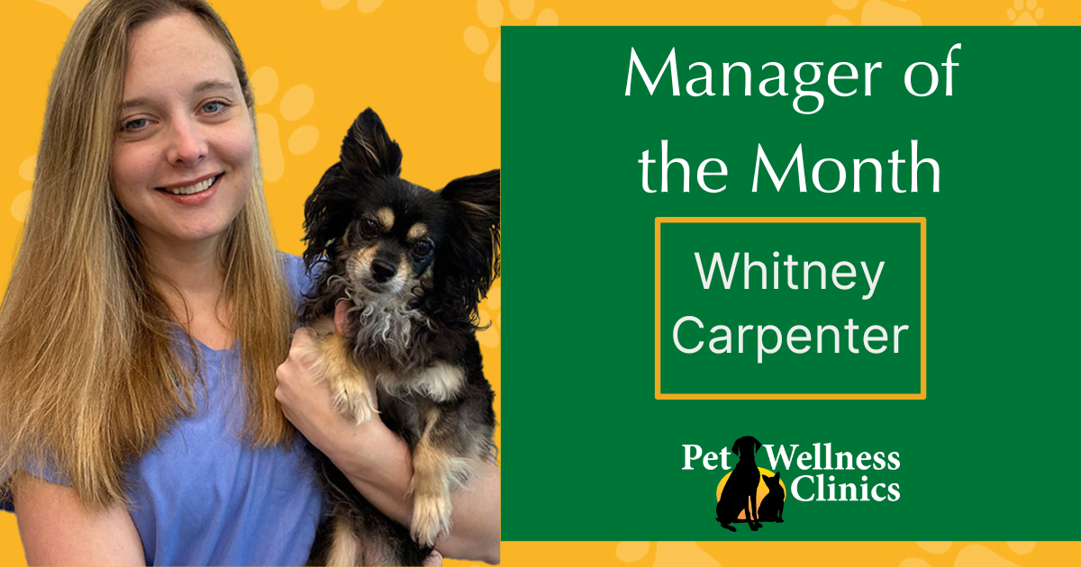 Manager of the Month ~ Whitney Carpenter